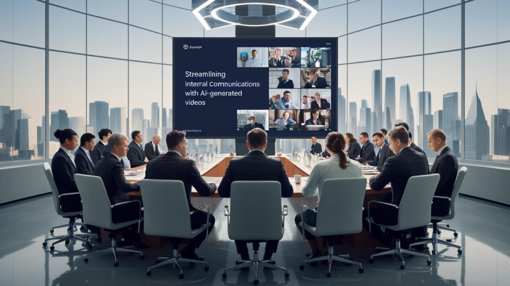 Streamlining Internal Communications with AI-Generated Videos