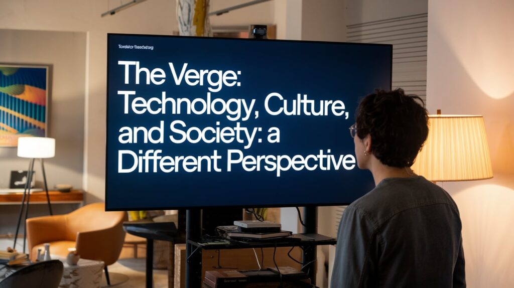 The Verge: Technology, Culture, and Society: A Different Perspective