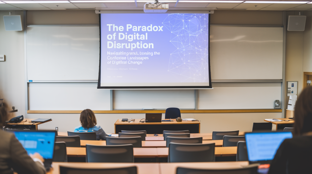 The Paradox of Digital Disruption: Navigating the Contested Landscapes of Digital Change