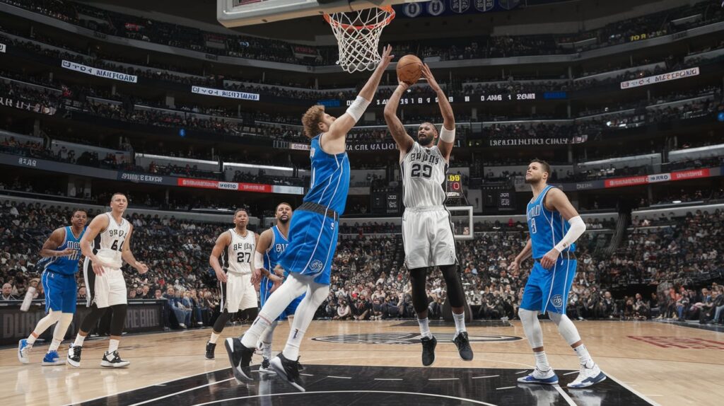 San Antonio Spurs vs Dallas Mavericks match player statistics