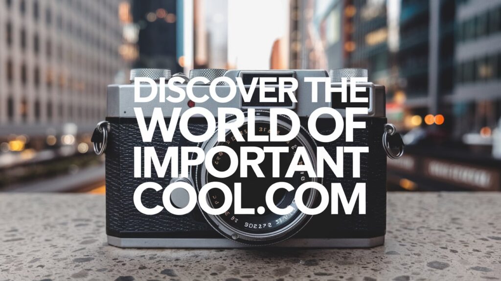 Discover the World of Important Cool.com