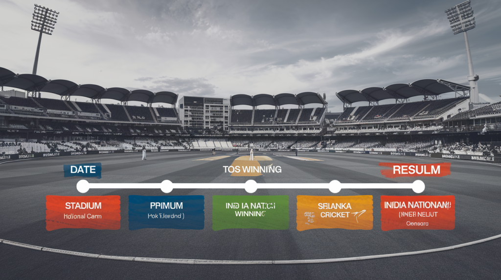 Sri Lanka National Cricket Team vs India National Cricket Team Timeline