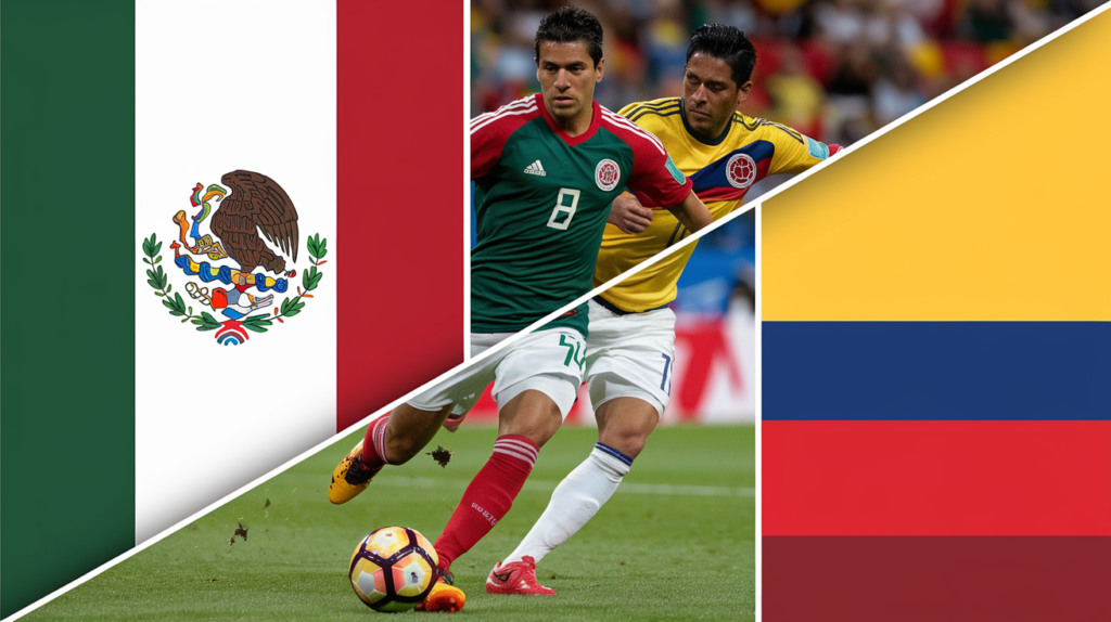 Mexico National Football Team vs Colombia National Football Team Timeline