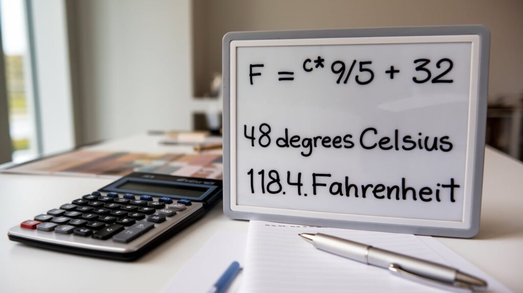 Understanding the Conversion of 48 Celsius to Fahrenheit