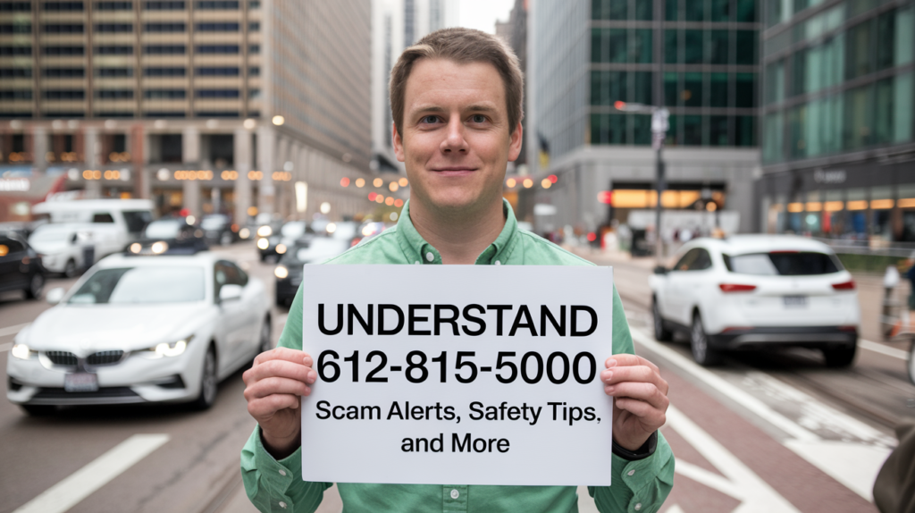 Understand 612-815-5000: Scam Alerts, Safety Tips, and More