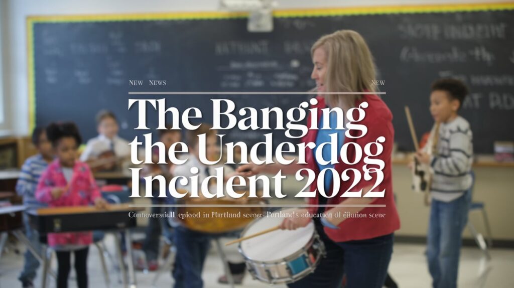 The Banging the Underdog Incident 2022 News Article: A Controversial Episode in Portland's Education Scene