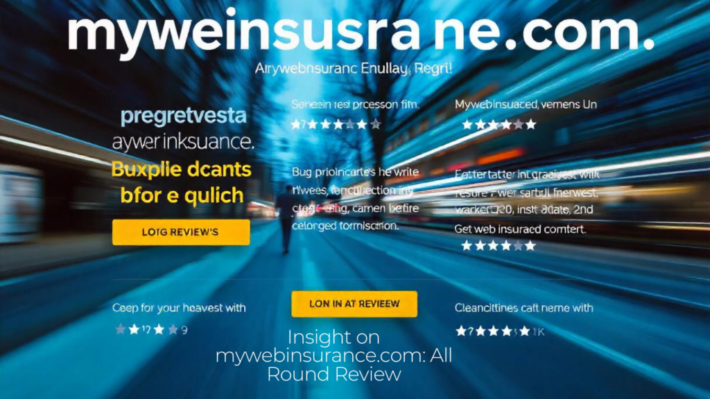 Insight on mywebinsurance.com: All Round Review