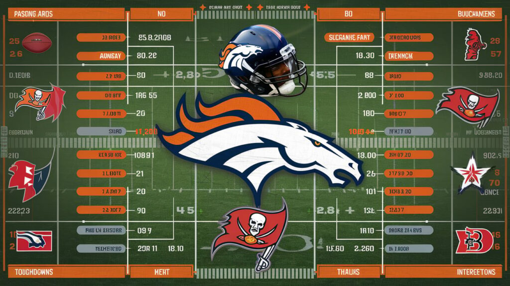 Denver Broncos vs Tampa Bay Buccaneers Match Player Statistics