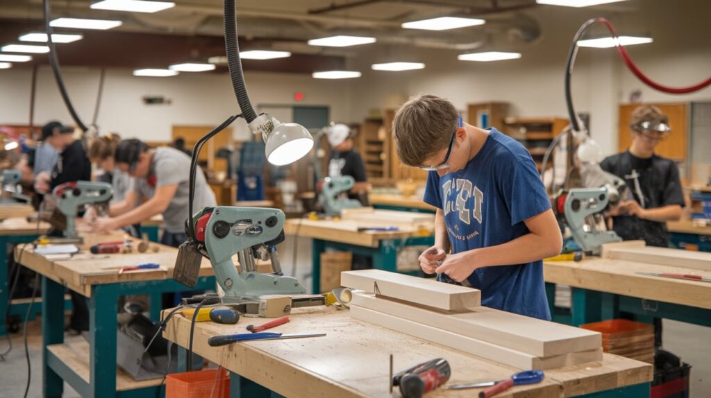 Folsom City Vocational Education Program Woodworking Classes