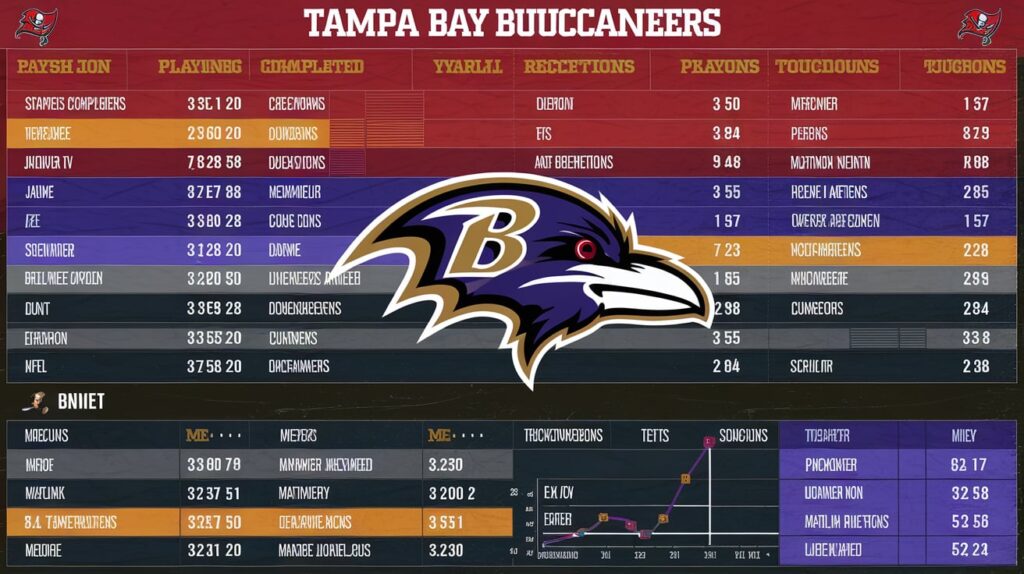 Tampa Bay Buccaneers vs Baltimore Ravens Match Player Statistics