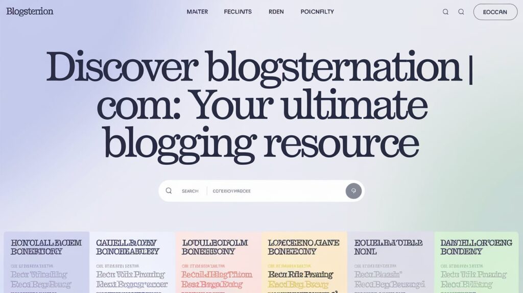 Discover blogsternation .com: Your Ultimate Blogging Resource