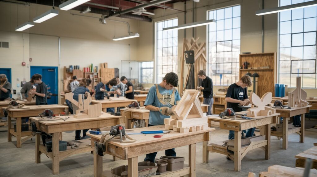 Folsom City Vocational Education Program Woodworking Classes