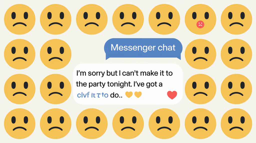 Sad Notes in Messenger