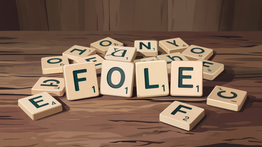 Foal Scrabble Word