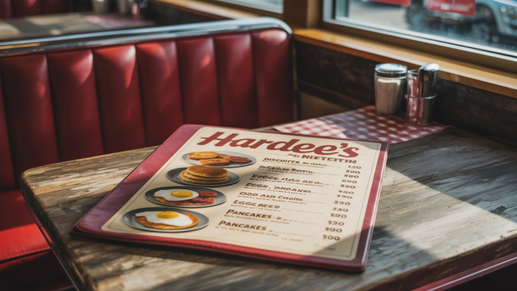 hardee's breakfast menu with prices