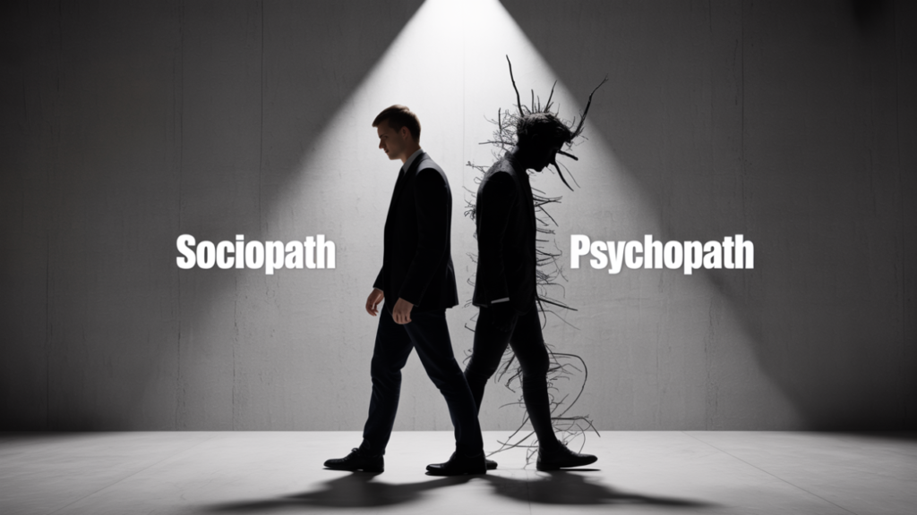 what's the difference between a sociopath and a psychopath