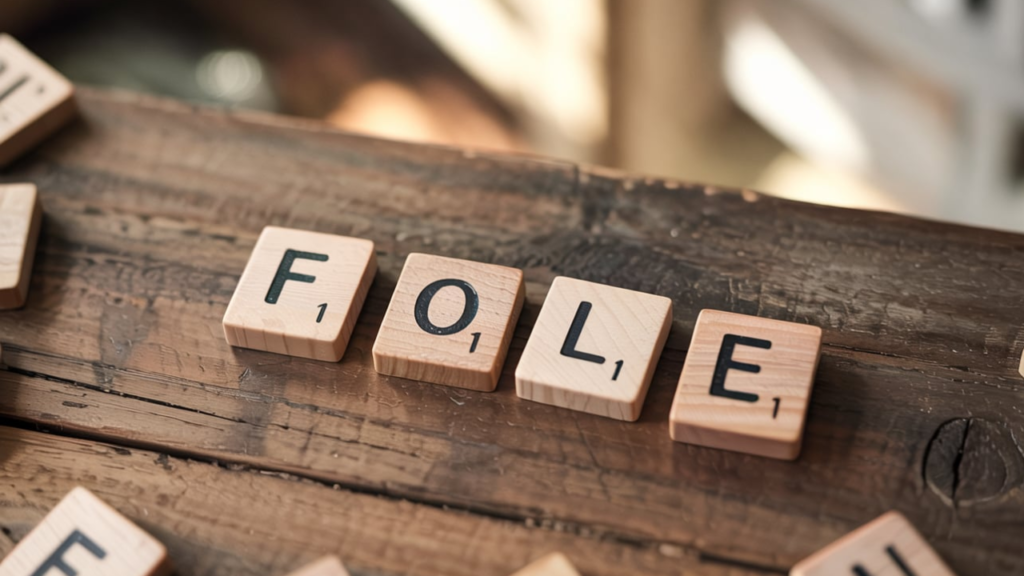Foal Scrabble Word