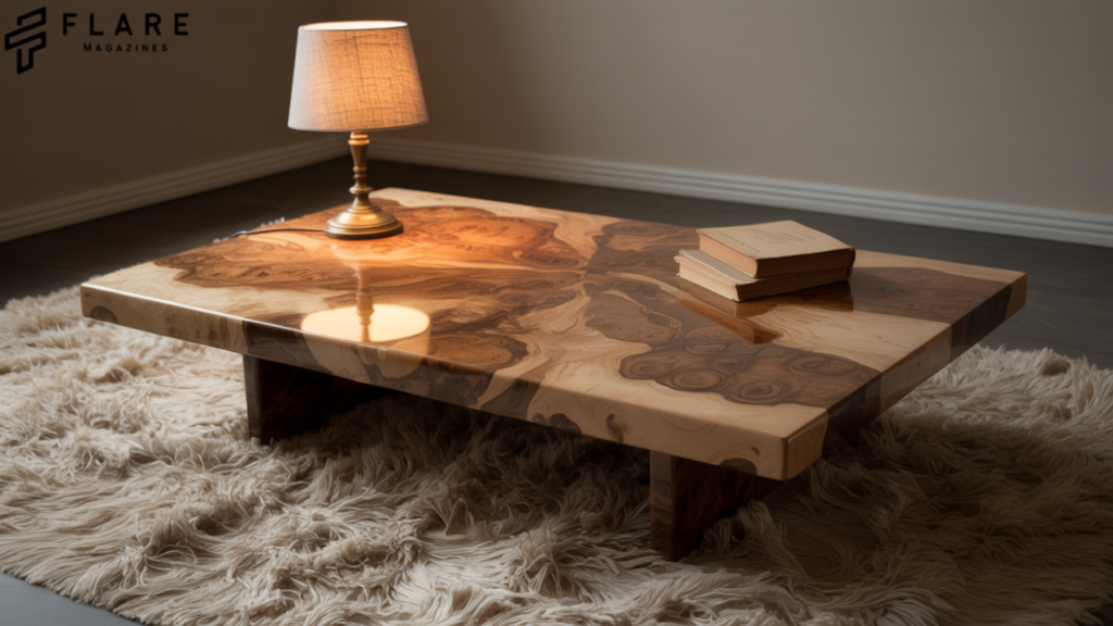 Burl Wood Coffee Table