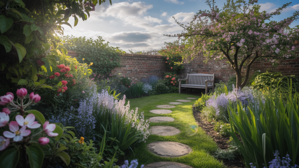 north east facing garden