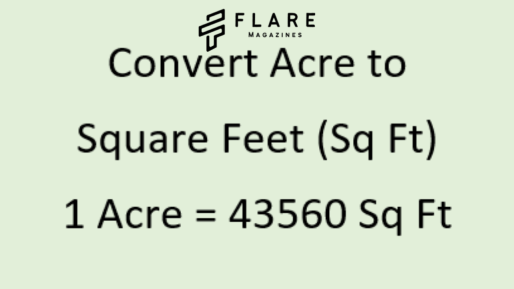 sq ft to acres