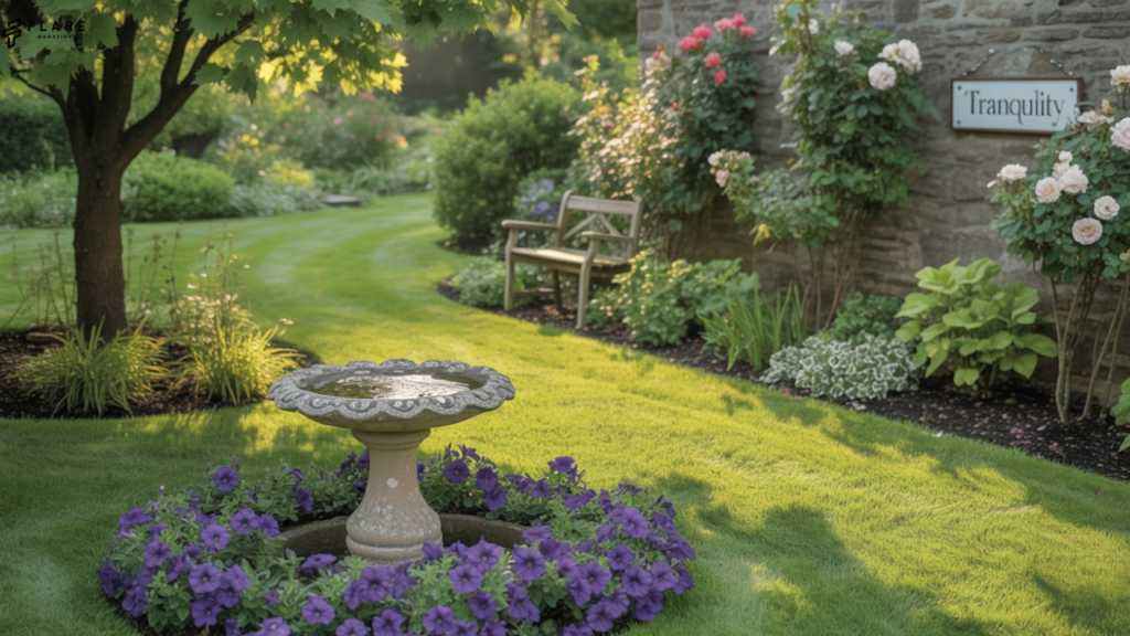 north east facing garden