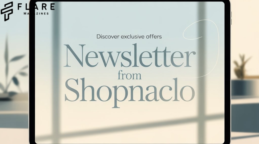 newsletter from shopnaclo