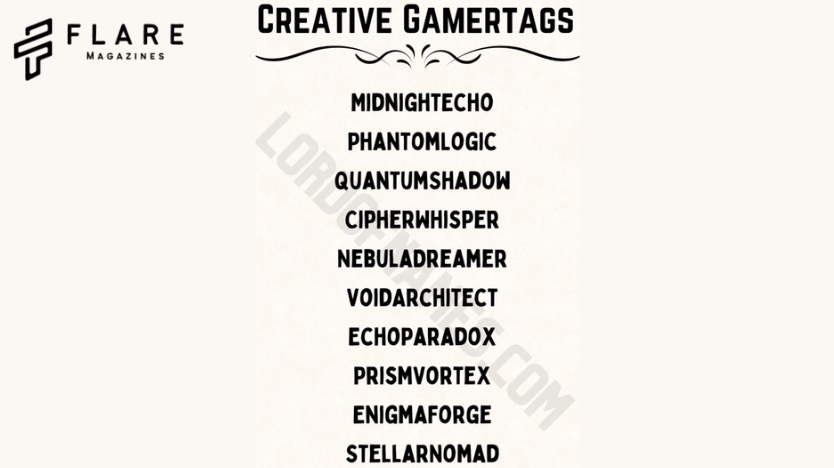 Gamertag ideas