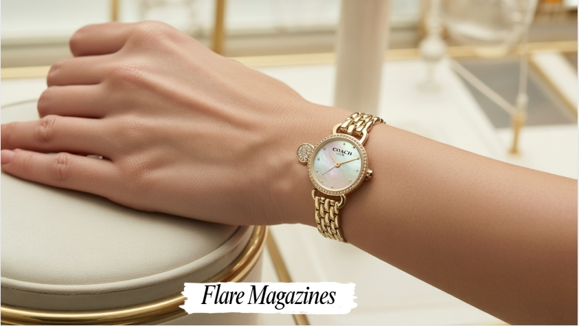 shop coach gold bracelet watch