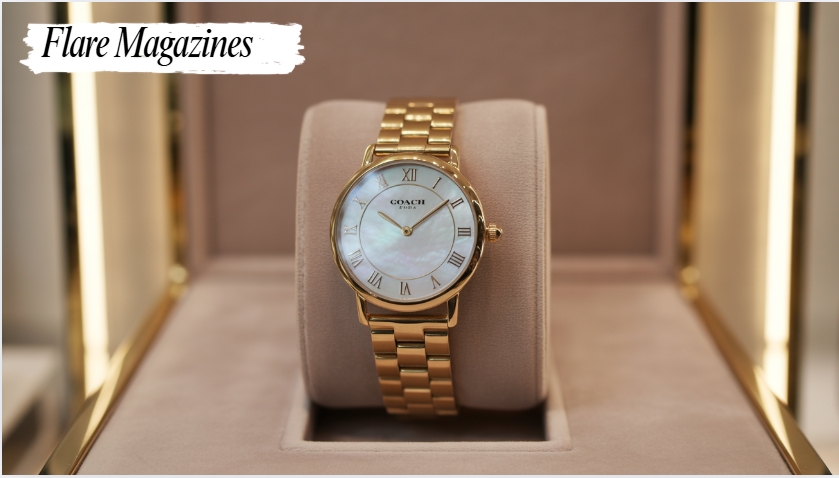 shop coach gold bracelet watch