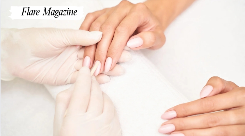 white nails design