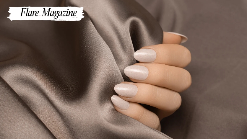 white nails design