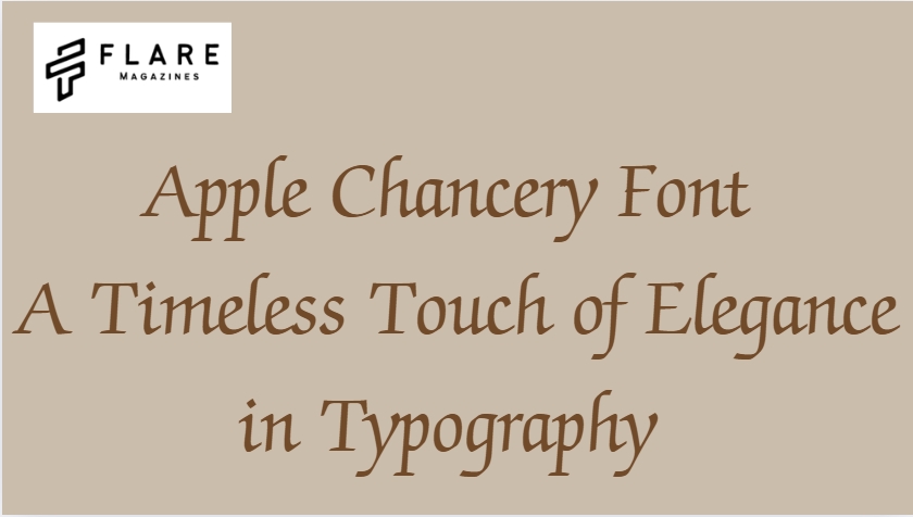 apple chancery font