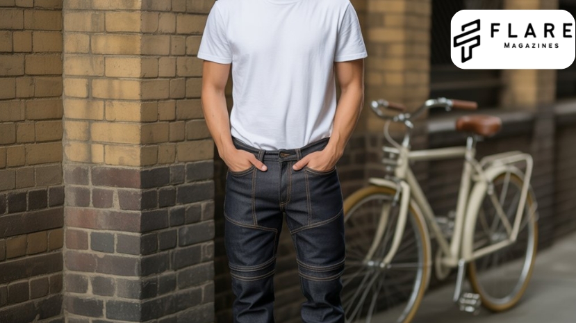 biker jeans men