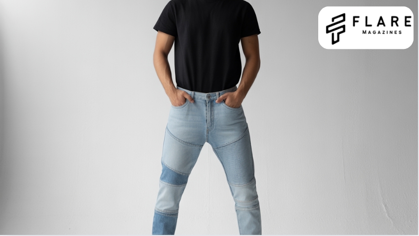 biker jeans men