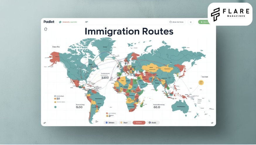 padlet immigration map